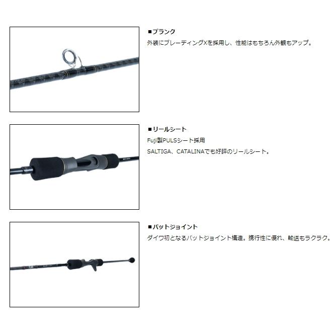 DAIWA（ダイワ） 21 ブラスト SJ 63B-4ベイト / ジギングロッド