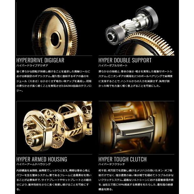 DAIWA（ダイワ） ベイトリール 21 バサラ 100L 左ハンドル / 釣具