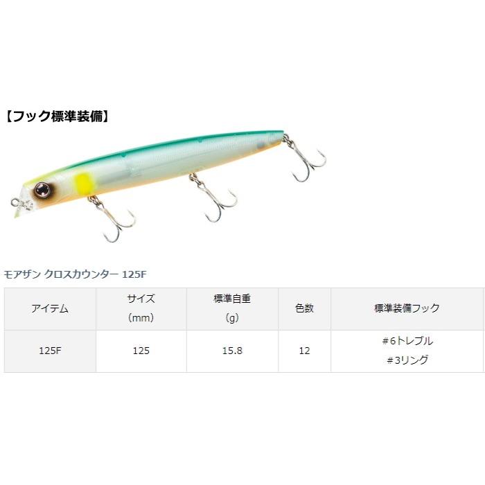 ダイワ モアザン クロスカウンター #サヨリ 125F / ルアー / メール便可 / 釣具 | DAIWA（釣り） | 01