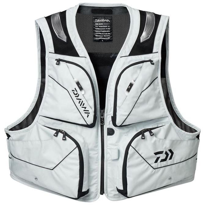DAIWA（ダイワ） バリアテックRショートベスト DV-3021 ライトグレー S