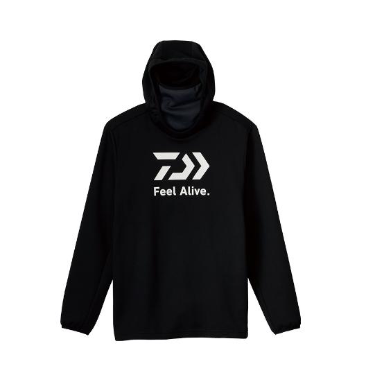 DAIWA（ダイワ） ミドルゲームシャツフーディー DE-9221 ブラック L