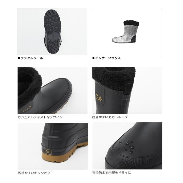 DAIWA（ダイワ） ウインターラジアルブーツ WR-3302 ブラック M (25.0