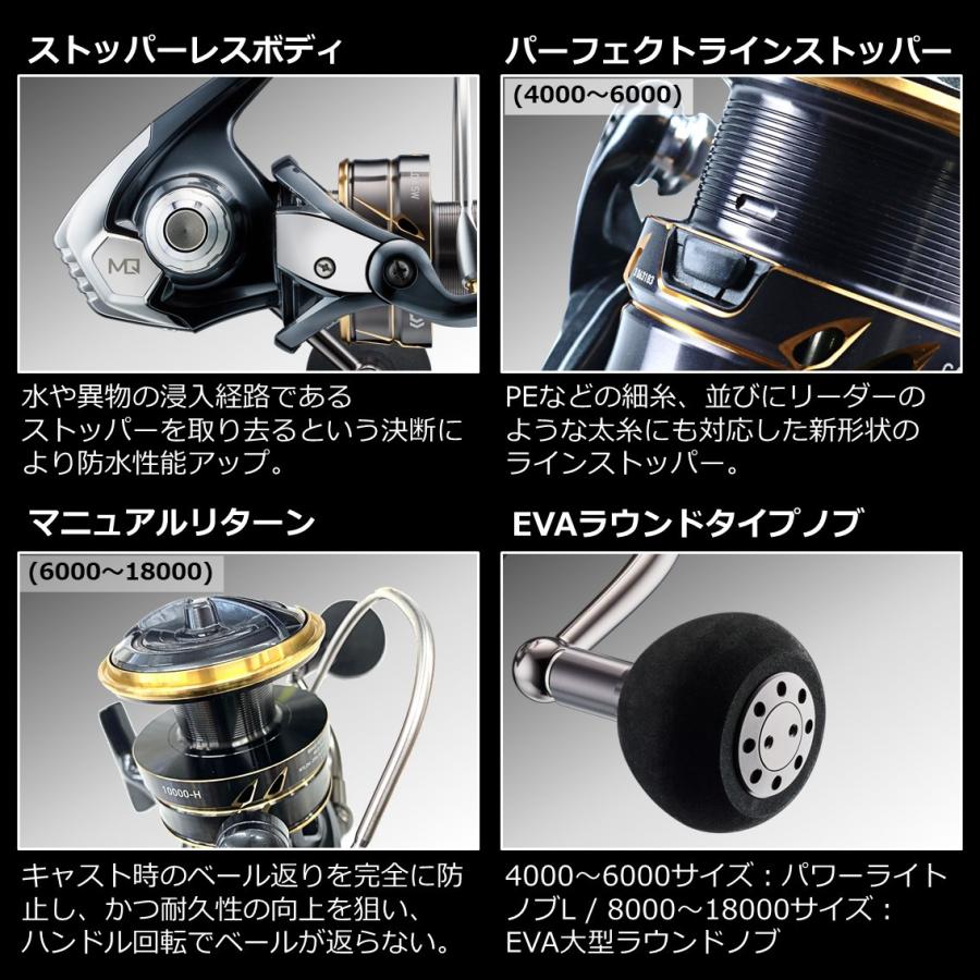 DAIWA（釣り） - スピニングリール ダイワ 22 カルディア SW 4000-CXH / daiwa / 釣具