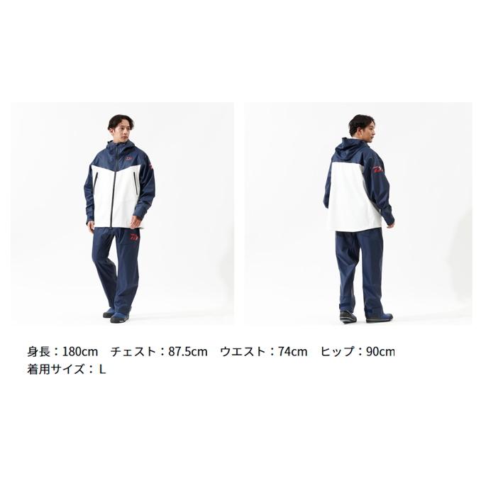 DAIWA（ダイワ） オーシャンレインスーツ DR-6025 ライトグレー XL