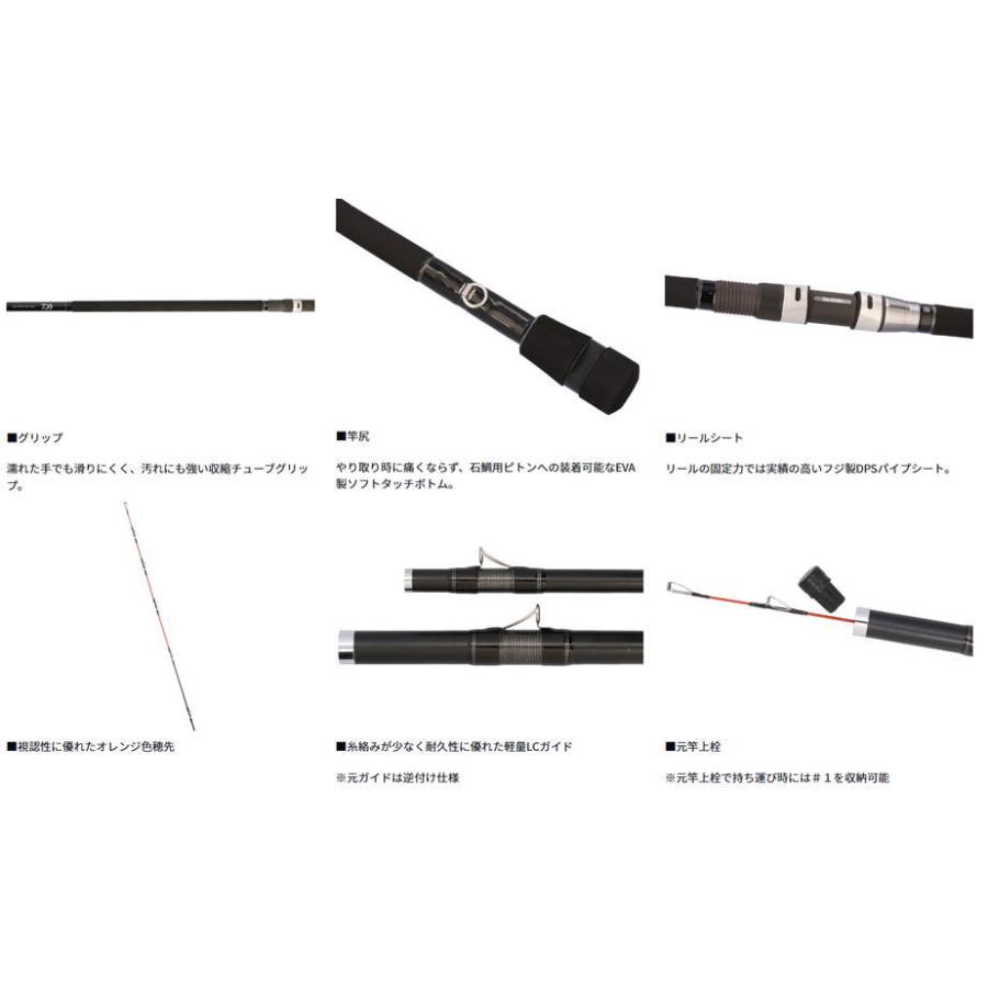DAIWA（ダイワ） 26 キングフォース 石鯛 MH544・E / 磯竿 釣具 : 釣人