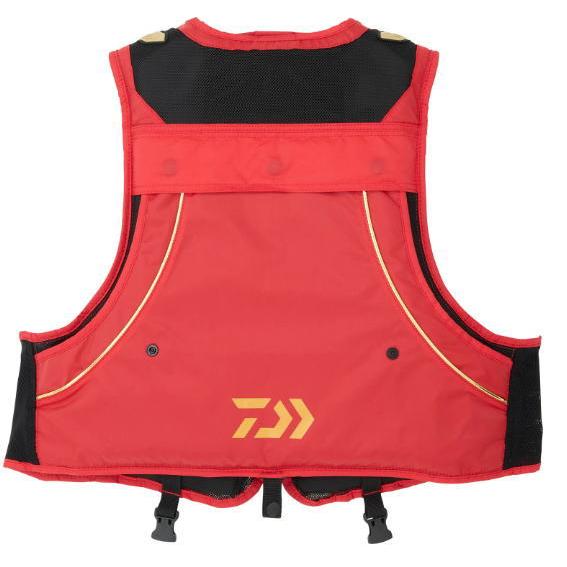 DAIWA フィッシングベスト レッド Sサイズ DAIWA（ダイワ） フロートショートフィッシングベスト DV-3025F レッド