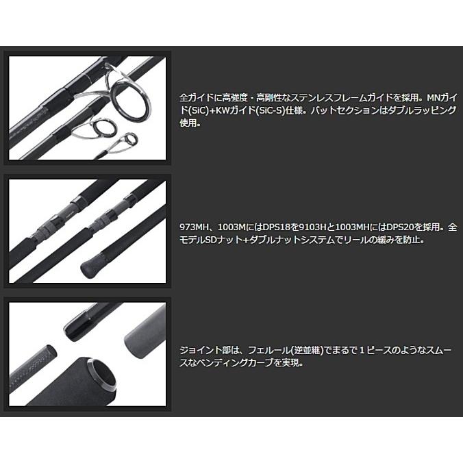 オリムピック グラファイトリーダー 19 リモート GORMS-1003M / スピニングロッド  / olympic (SP)｜tsuribitokan-masuda｜02