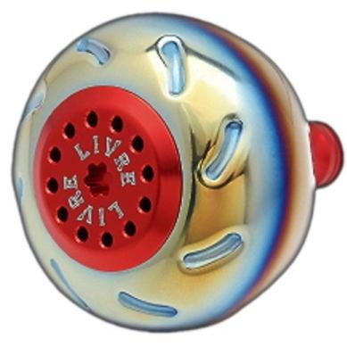 メガテック リブレ 5954 E50LRE-1 ノブ単体EP50 ダイワL用 ファイヤー+レッドC / ハンドルノブ / 釣具 メガテック リブレ 5954 E50LRE-1 ノブ単体EP50 ダイワL用 ファイヤー+