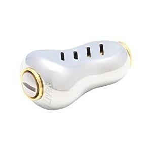 メガテック 5441 FPGL-2 ノブ単体フィーノプラス 2個入 シルバー＋ゴールド / ハンドルノブ / 釣具 メガテック 5441 FPGL-2 ノブ単体フィーノプラス 2個入 シルバー＋