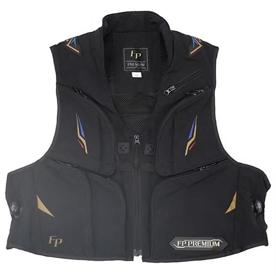 エクセル (X'SEL) プレミアム 鮎ベスト PFP-3 ブラック Lサイズ / 鮎