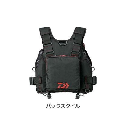 DAIWA（ダイワ） フロートゲームベスト DF-6206 ブラックレッド / 釣具