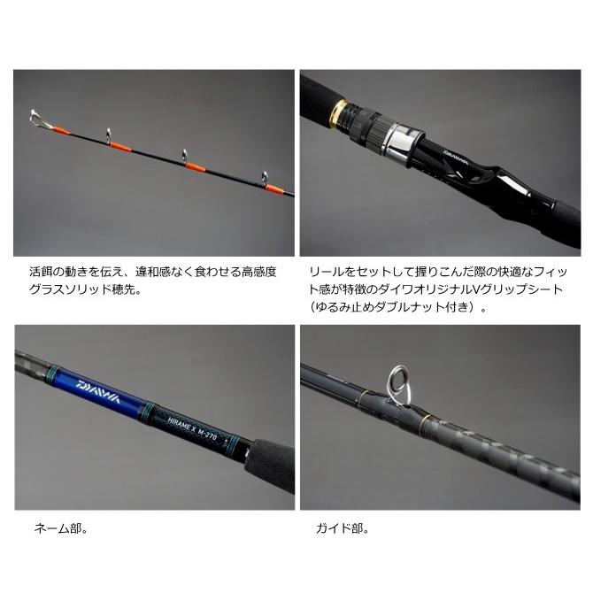 DAIWA（ダイワ） 船竿 ヒラメX S-240 / daiwa / 釣具 : 釣人館ますだ