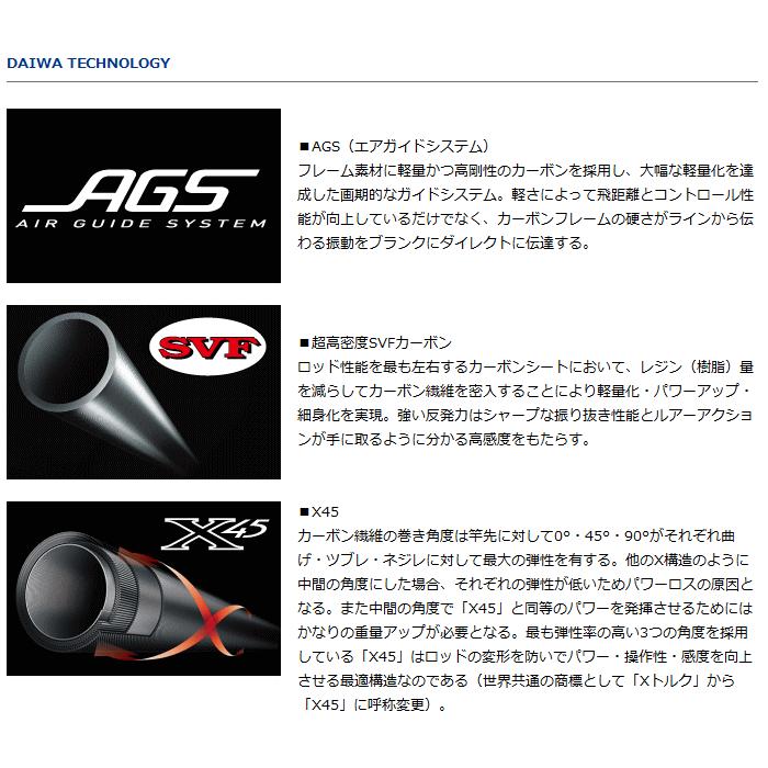 DAIWA（ダイワ） シルバーウルフ AGS 762ULXS / daiwa / 釣具 : 釣人館