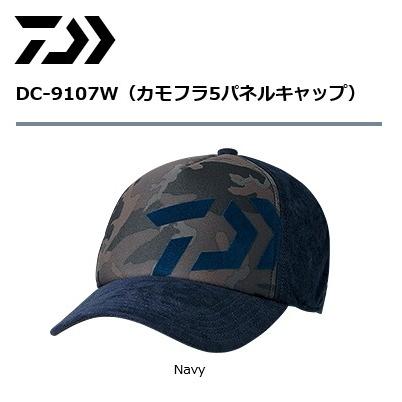 DAIWA（ダイワ） カモフラ5パネルキャップ DC-9107W ネイビー フリー