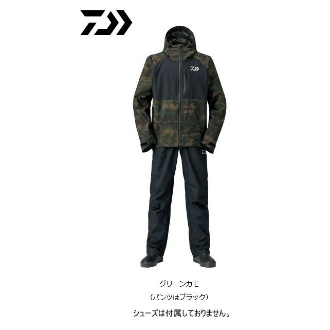 DAIWA（ダイワ） レインマックスR レインスーツ DR-33008 グリーンカモ