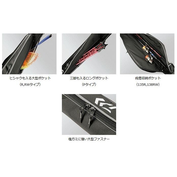 DAIWA（ダイワ） F ロッドケース 128RW B ブラック : 釣人館ますだ 