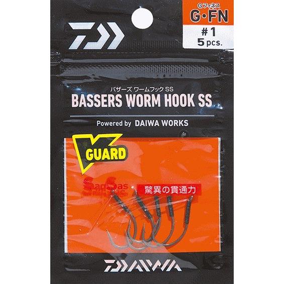 DAIWA（ダイワ） バサーズ ワームフック SS WOS ワイドオフセット #2