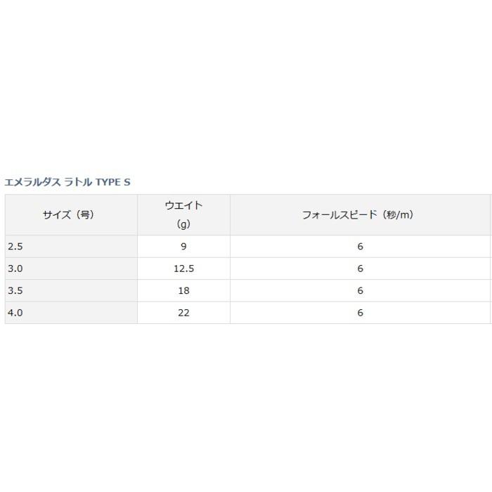 DAIWA（ダイワ） エメラルダス ラトル タイプ S 4.0号 #ホロ