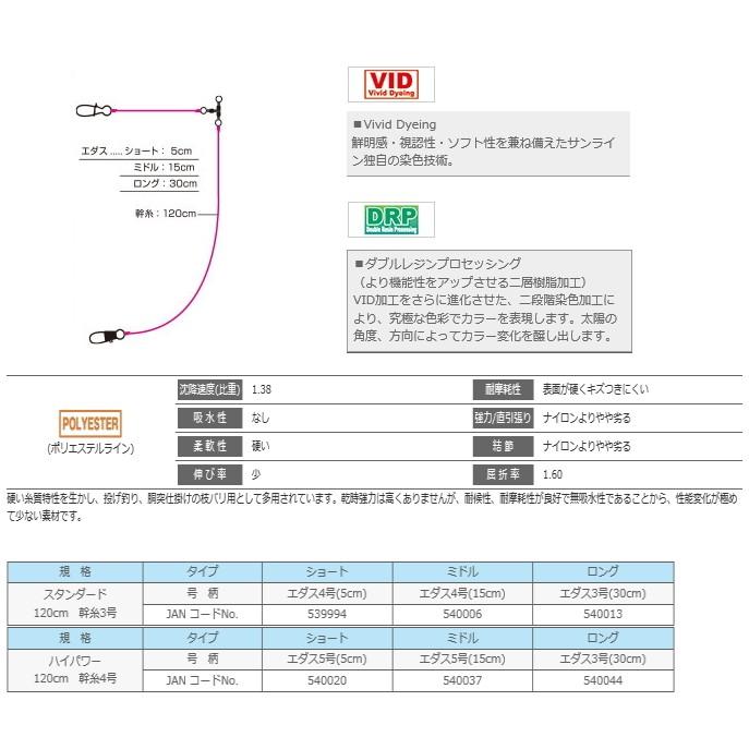サンライン（SUNLINE） イカメタル仕掛け SV-I エステル ハイパワー