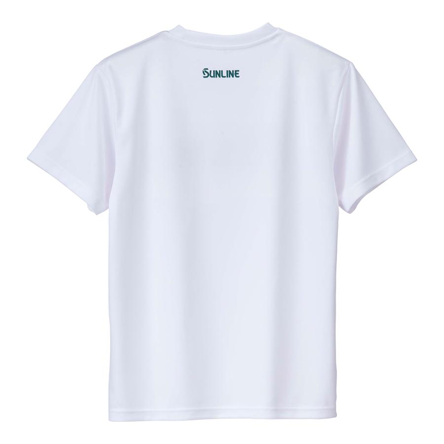 サンライン DRY Tシャツ SUW-15402DT ホワイト Mサイズ｜tsuribitokan-masuda｜02