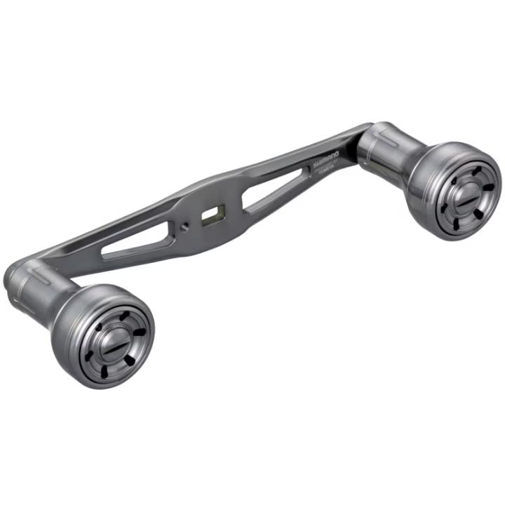 シマノ（SHIMANO） 夢屋 ダブルハンドルアルミノブ 55mm グレー 釣具