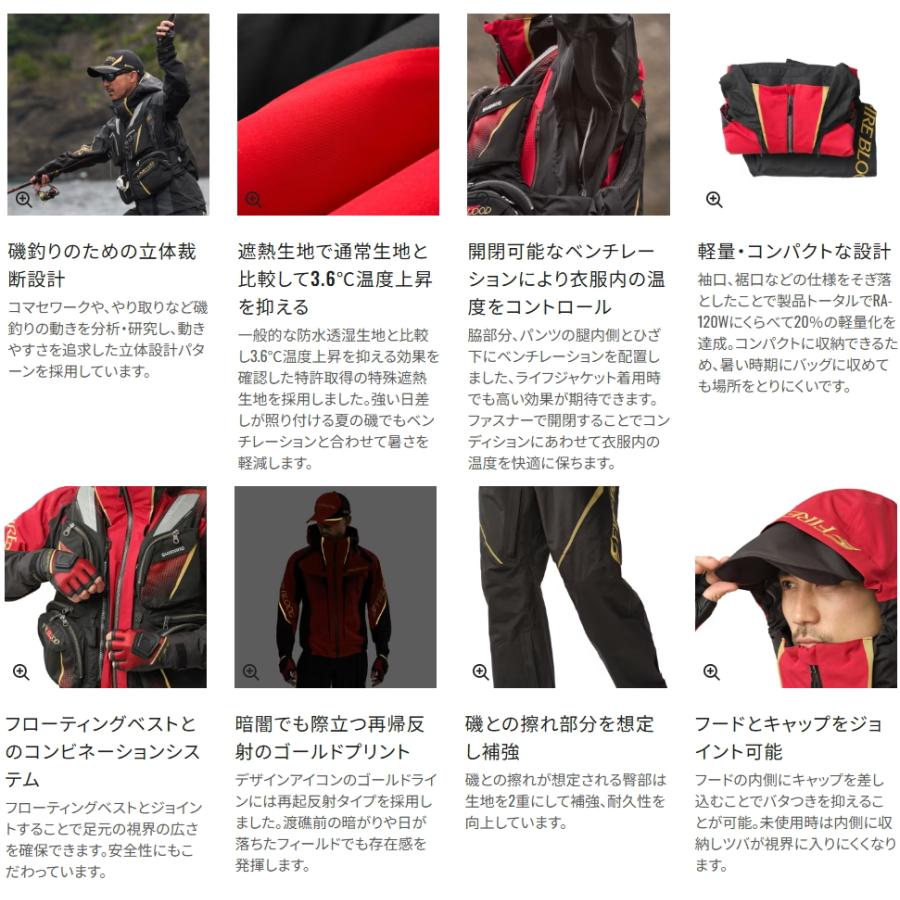 シマノ（SHIMANO） リミテッドプロ 3シーズン レインスーツ RA-160Y