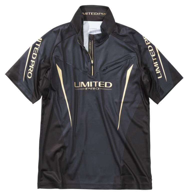 シマノ SH-125Y リミテッドプロ ハーフジップシャツ ショートスリーブ 2XL リミテッドブラック シマノ（SHIMANO） リミテッドプロ ハーフジップシャツ ショート