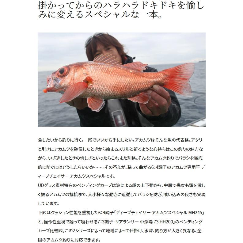 シマノ（SHIMANO） 船竿 ディープチェイサー アカムツスペシャル M210