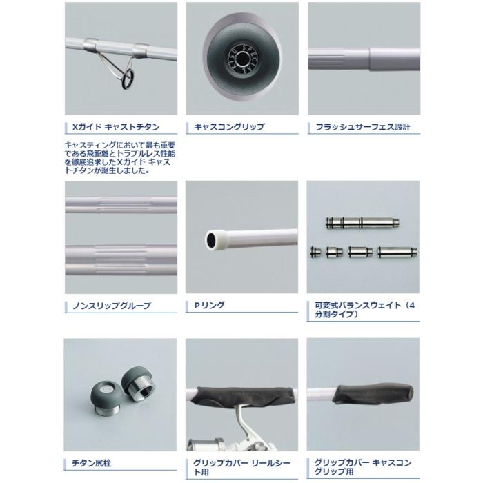 シマノ（SHIMANO） 投げ竿 19 キス スペシャル〈並継〉ガイド付き