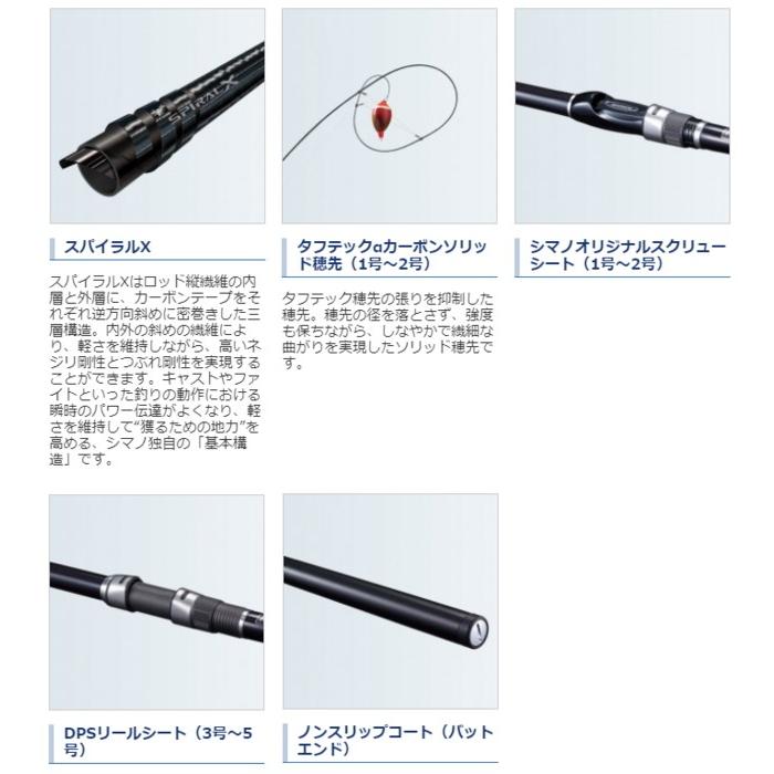 シマノ 20 アドバンスISO 1.7-530 シマノ（SHIMANO） 磯竿 20 アドバンス イソ 1.7号-530 / shimano