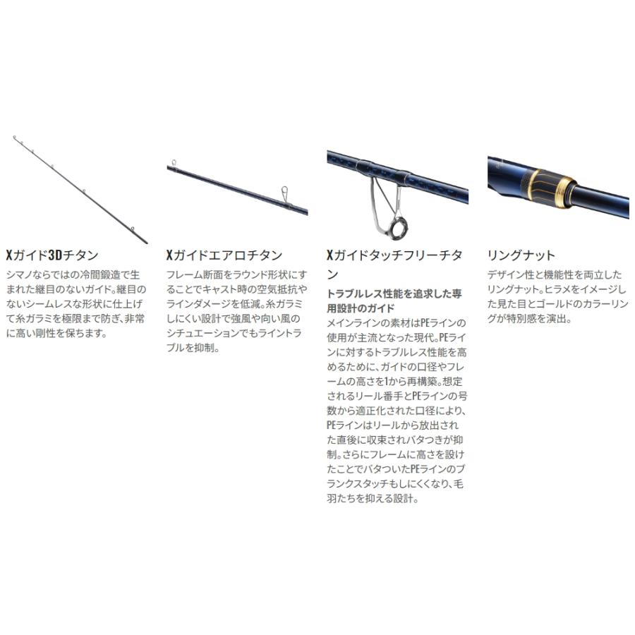 シマノ（SHIMANO） ルアーロッド 23 ネッサ リミテッド S110MH+