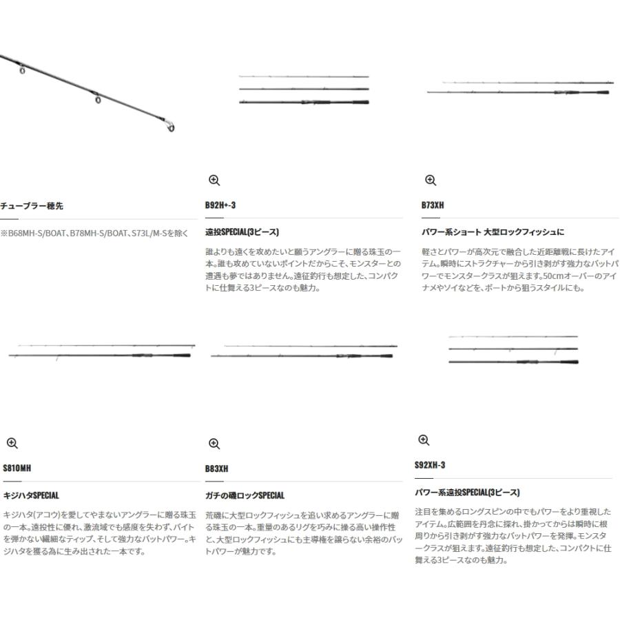 シマノ（SHIMANO） ハードロッカー SS S92XH-3(スピニング) / ルアー