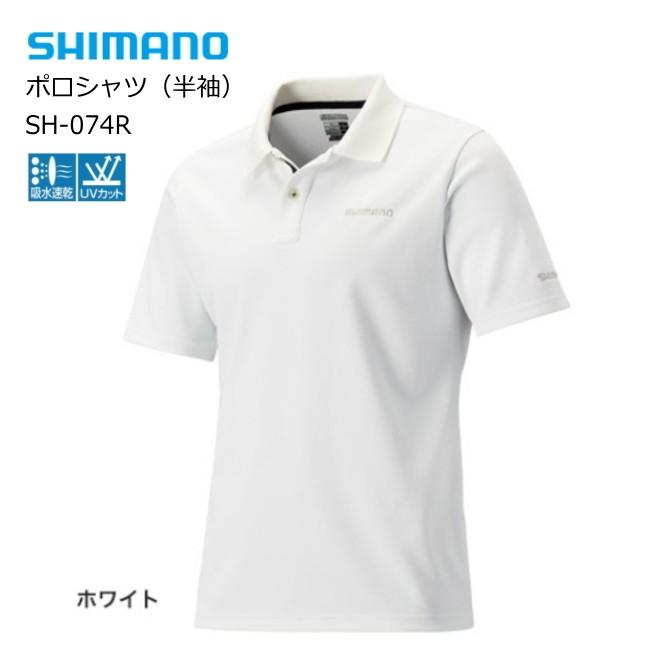 シマノ（SHIMANO） ポロシャツ 半袖 SH-074R ホワイト M / shimano