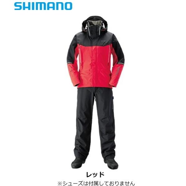 シマノ（SHIMANO） DSアドバンススーツ RA-025S レッド XL / レイン
