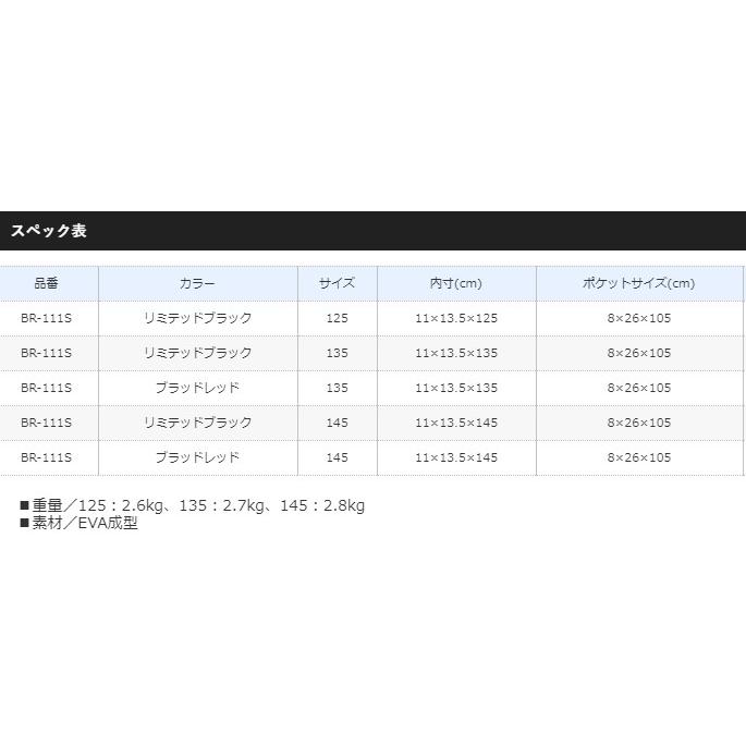 シマノ（SHIMANO） 19 ロッドケース リミテッドプロ BR-111S
