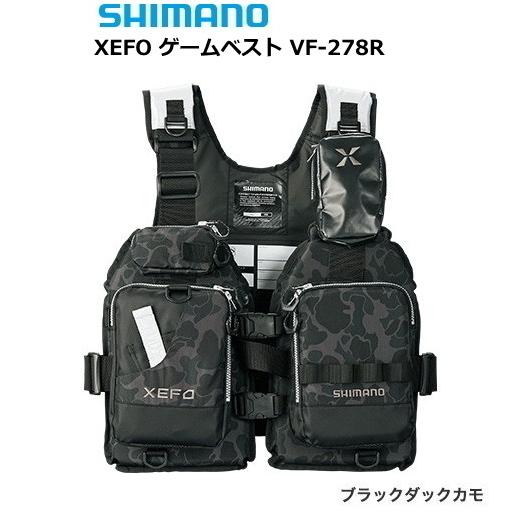 シマノ　ゼフォー　ゲームベスト　VF-278R　ブラックダックカモ シマノ（SHIMANO） ゼフォー・ゲームベスト VF-278R ブラックダック