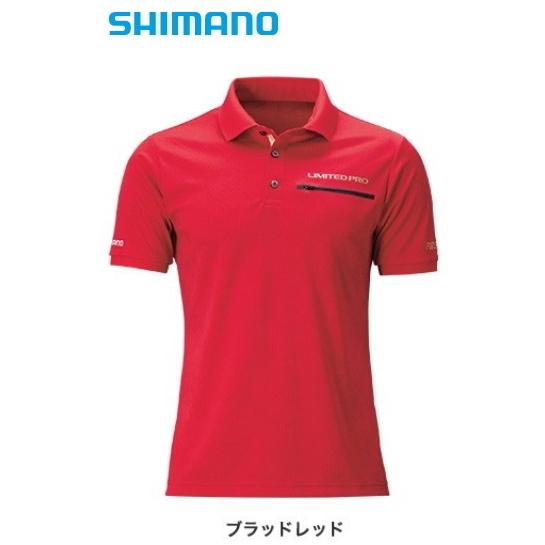 シマノ（SHIMANO） ポロシャツ 半袖 リミテッド プロ SH-174T ブラッド
