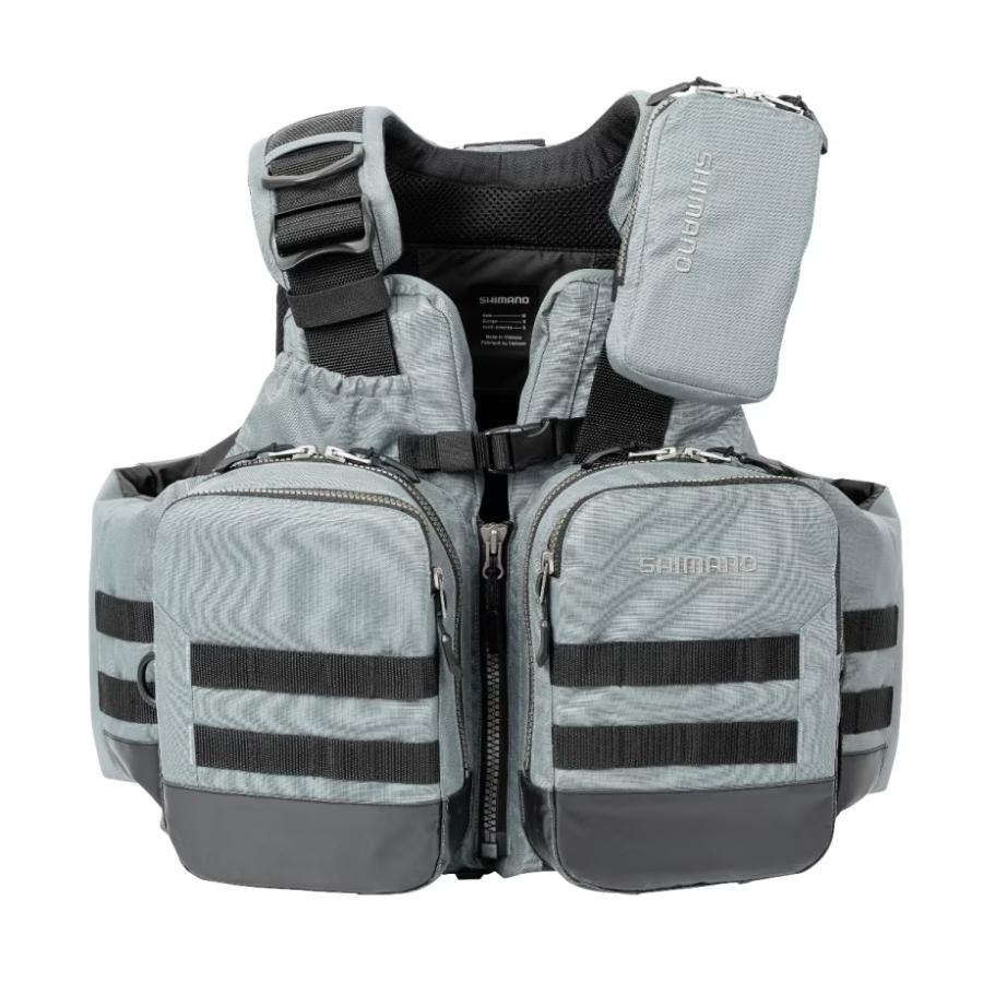新品未使用　シマノ　フィッシングベスト VF-274W ストームグレー Lサイズ シマノ（SHIMANO） アクトゲームベスト VF-274W ストームグレー L