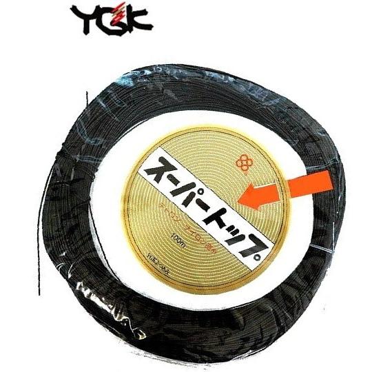 YGK よつあみ スーパートップ 100m 輪取り 茶 18号 / メール便可 釣具