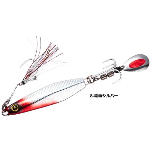 ハヤブサ カンタン巻くだけブレードジグ ジャックアイマキマキ 30g #8