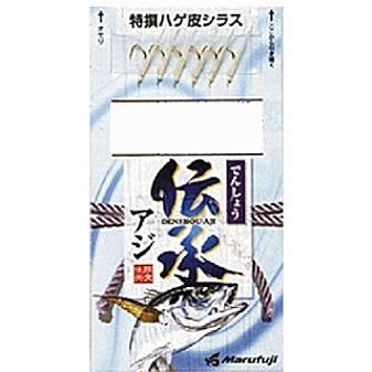 Marufuji（まるふじ） サビキ 仕掛け S-019 伝承アジ ハゲ皮 8号 