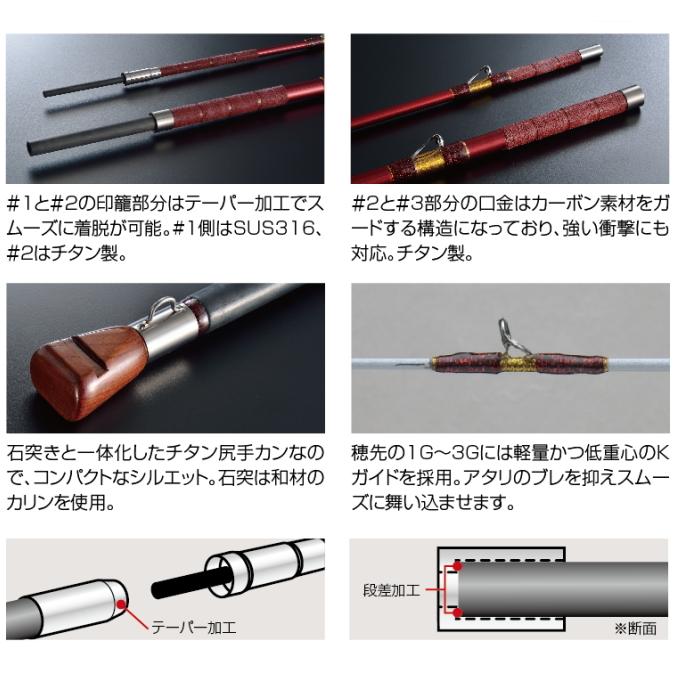 新作マット・カーペット 磯竿 釣武者 石鯛キングIII530-M / 石鯛竿 底物竿 (O01) (送料無料) 【TMF1569454318】(57026円)