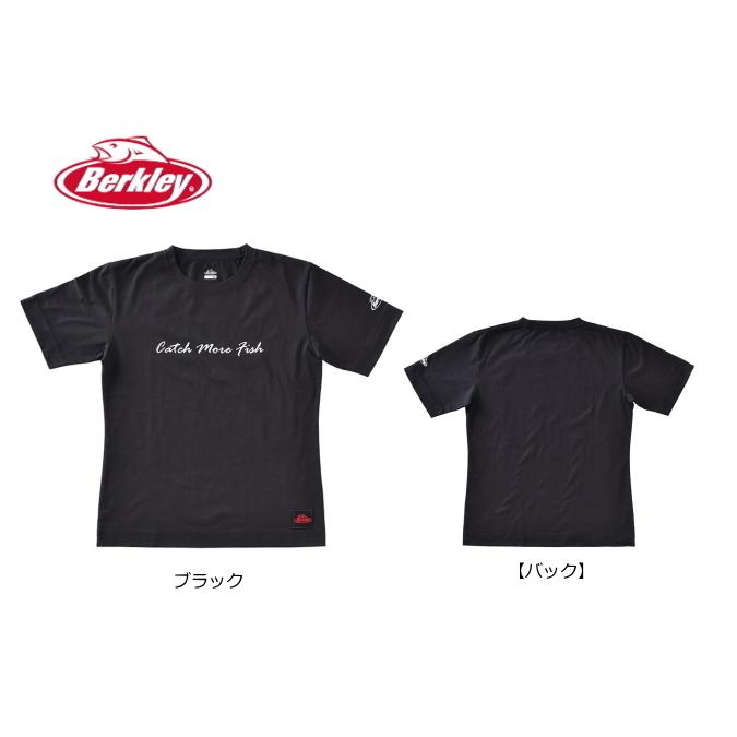 バークレイ キャッチ モア フィッシュ ロゴT ブラック XL(LL)サイズ