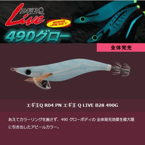 ヤマリア エギ王q Live 490グロー 2 5号 B28 490g メール便可 O01 4510001571745 釣人館ますだyahoo 店 通販 Yahoo ショッピング