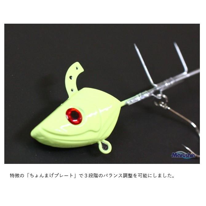 マルシン漁具 タチウオ専用テンヤ 爆 1本針 50号 夜光 / 仕掛け メール