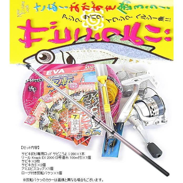 サビキ釣り入門セット あとはエサだけ！ サビこうよ！9点セット / SALE 
