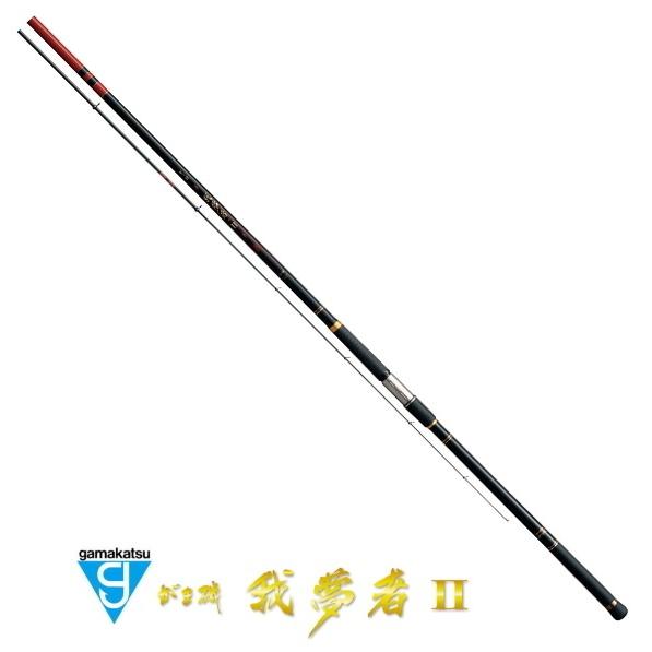 がまかつ　我夢者・Ⅱ 6号　5.0m中古品　12月3日大幅値下げ。 Gamakatsu（がまかつ） がま磯 我夢者2 6号 5.0m / 磯竿 【南ウキ×2個