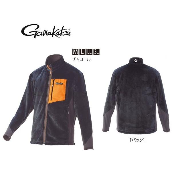 Gamakatsu（がまかつ） ボアフリースジャケット GM-3526 チャコール M