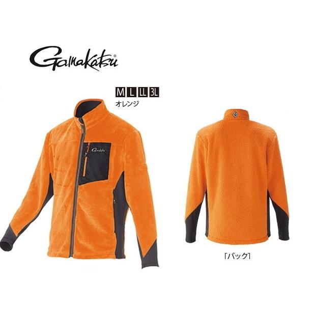 がまかつ 防寒着 防寒対策 ボアフリース オレンジ LL 防寒フリース