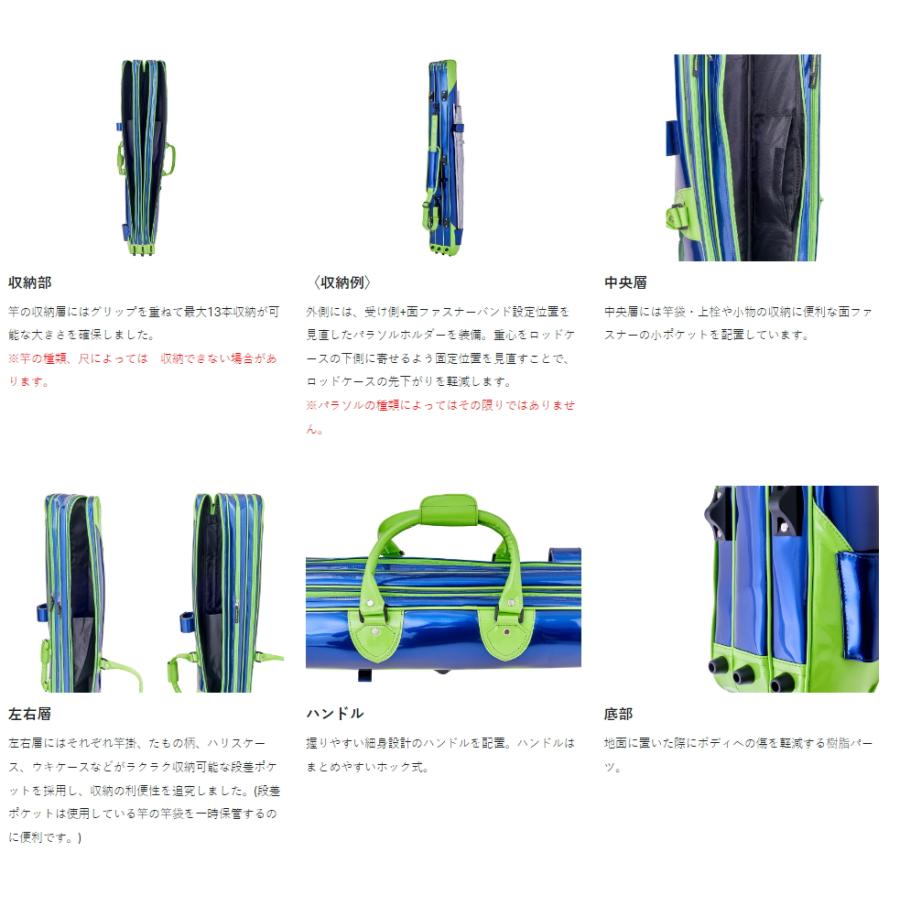 Gamakatsu（がまかつ） ライトロッドケース43層 GC-294 レッド